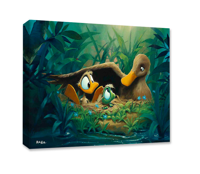 Duck Duck Frog - Gallery Wrapped Canvas