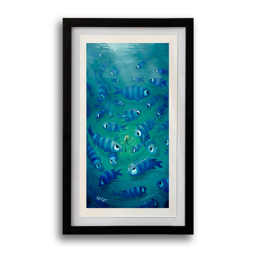 Feeling Blue - Framed Open Edition Print