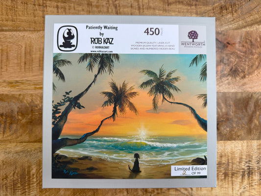 Limited Edition Wentworth Wooden Puzzle by Rob Kaz - Patiently Waiting