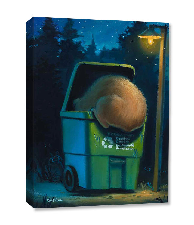 Late Night Snack - Gallery Wrapped Canvas