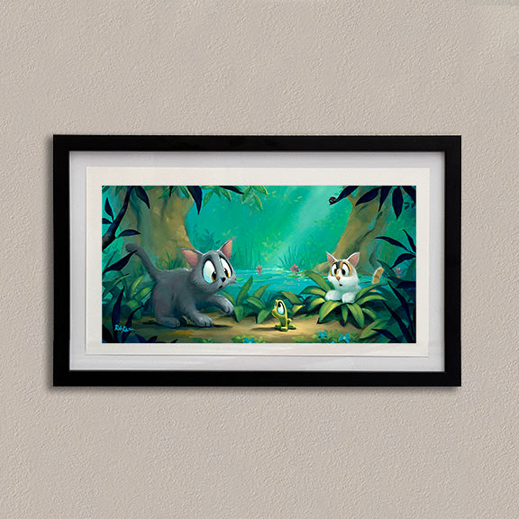 Curious Kitties - Framed Open Edition Print