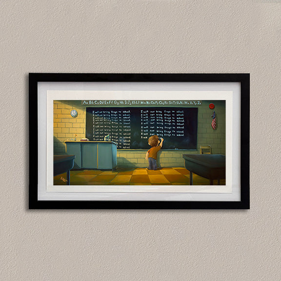 Detention - Framed Open Edition Print