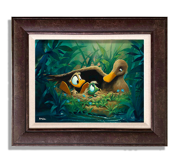 Duck, Duck, Frog - Framed, Limited Edition Giclee