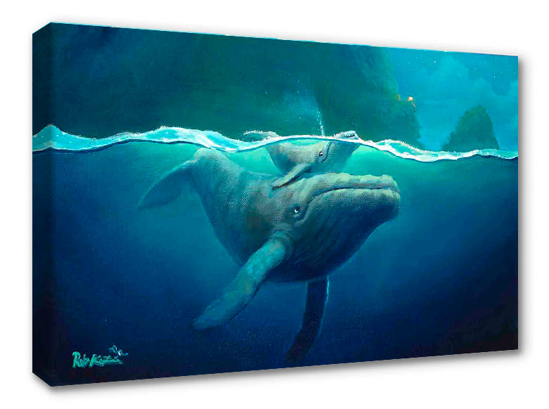 Mother And Calf - Gallery Wrapped Canvas
