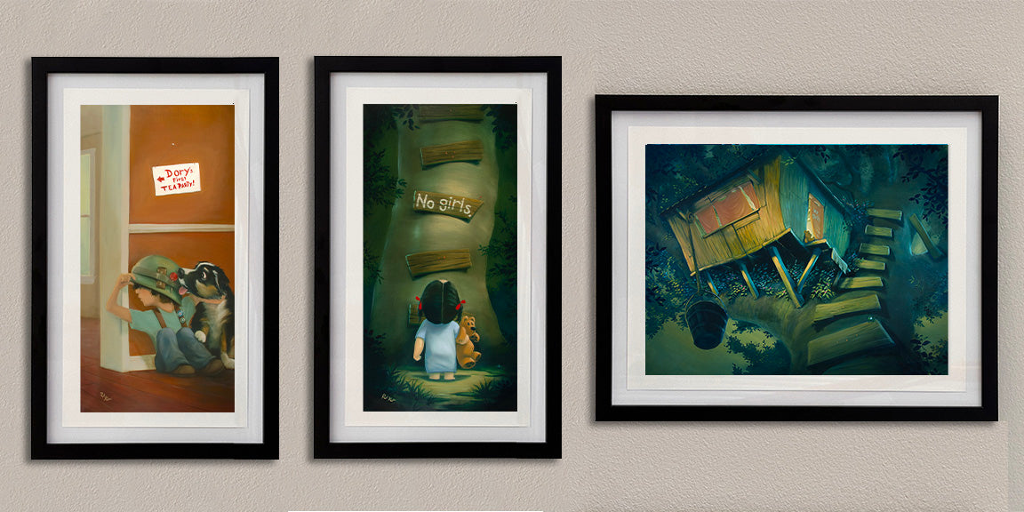 Scout, The Siege, The Fortress - Framed Open Edition Print