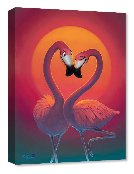 Shape Of Love - Gallery Wrapped Canvas