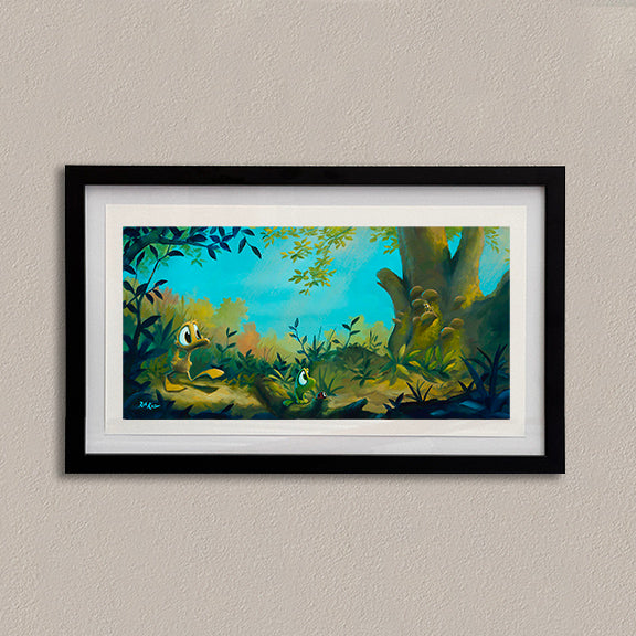 Toadstool Friend - Framed Open Edition Print