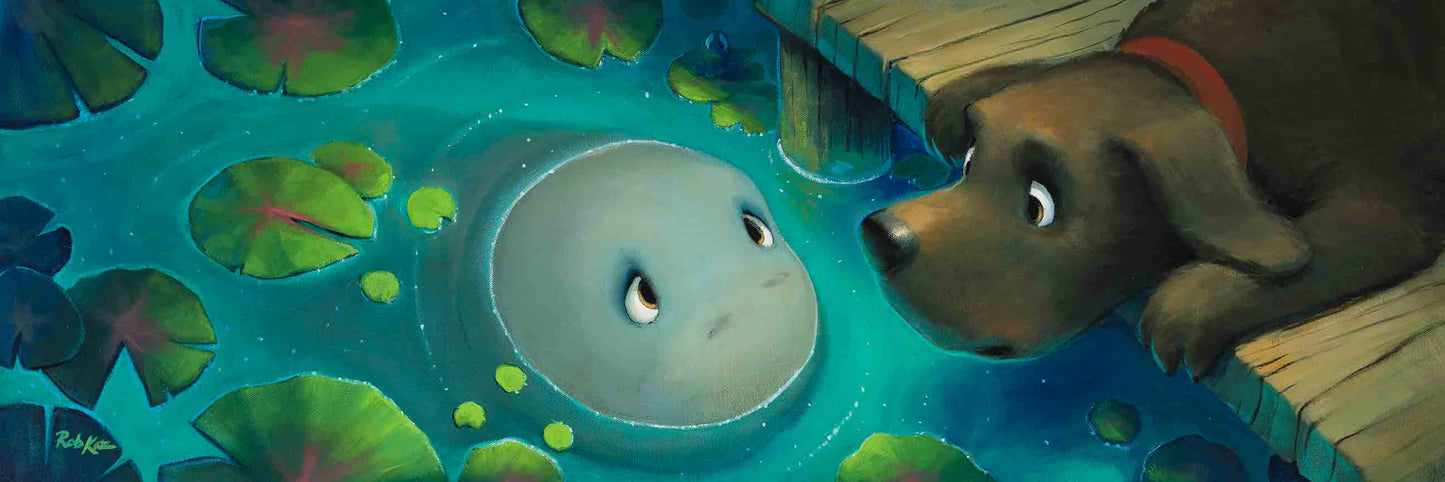 A Good Sniff - Original Oil Painting - 12x36