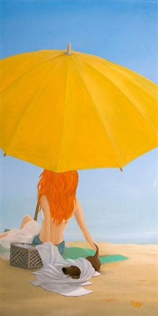 Sunday Afternoon - Original Oil Painting - 18x36