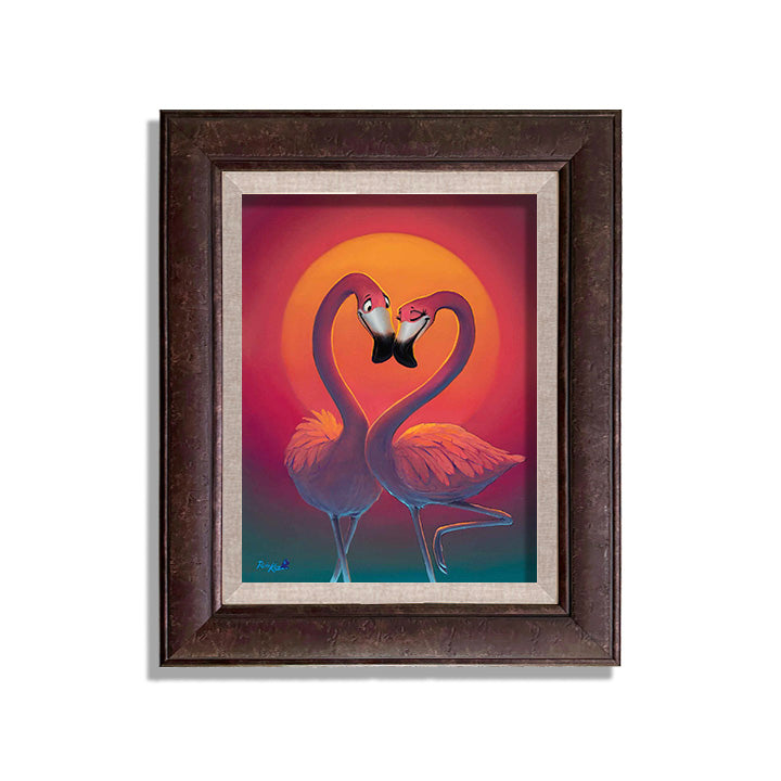 Shape of Love - Framed, Limited Edition Giclee