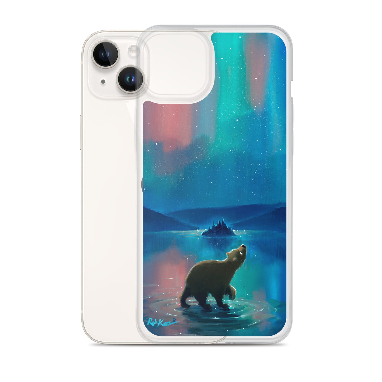 iPhone Case featuring Aurora Bearealis by Rob Kaz