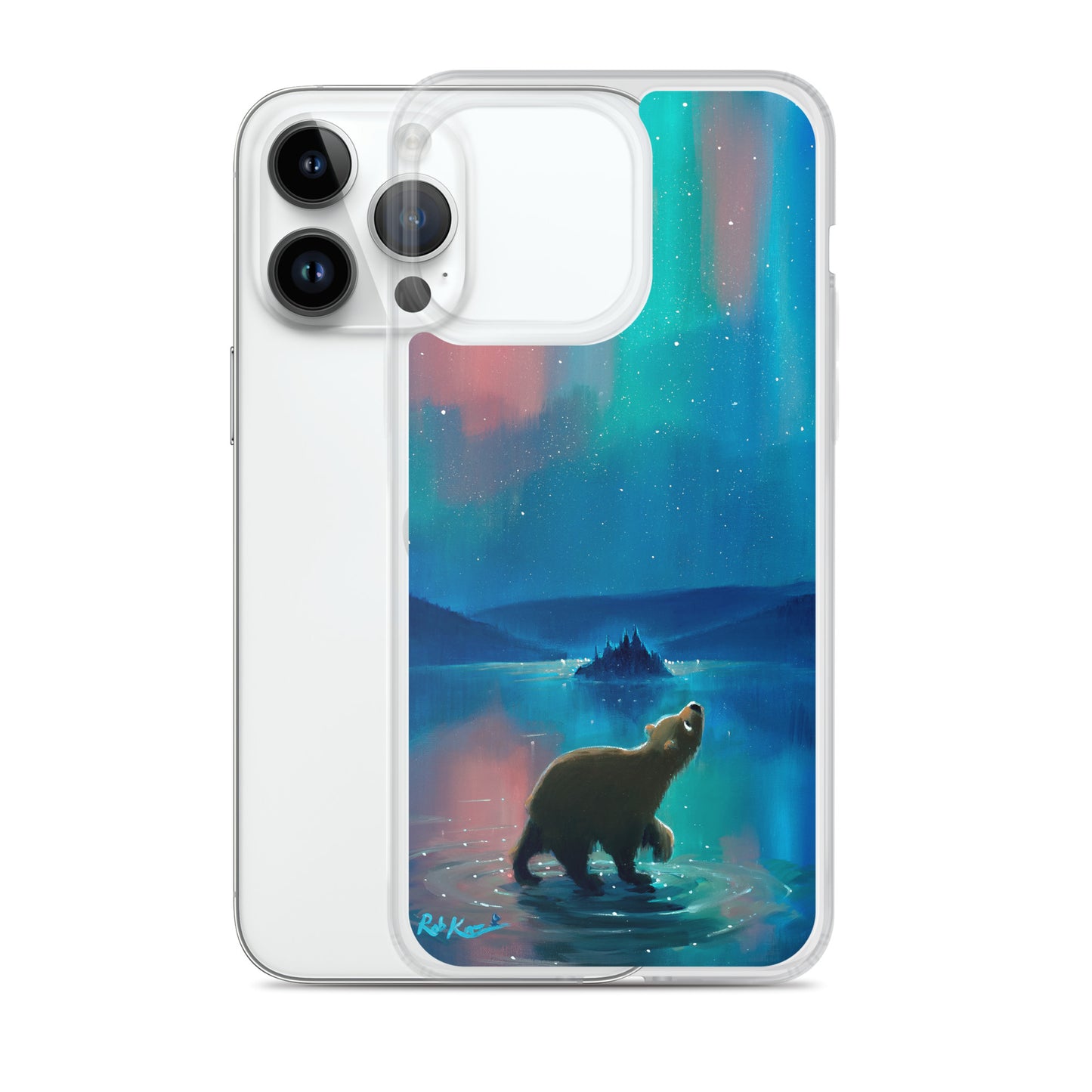 iPhone Case featuring Aurora Bearealis by Rob Kaz