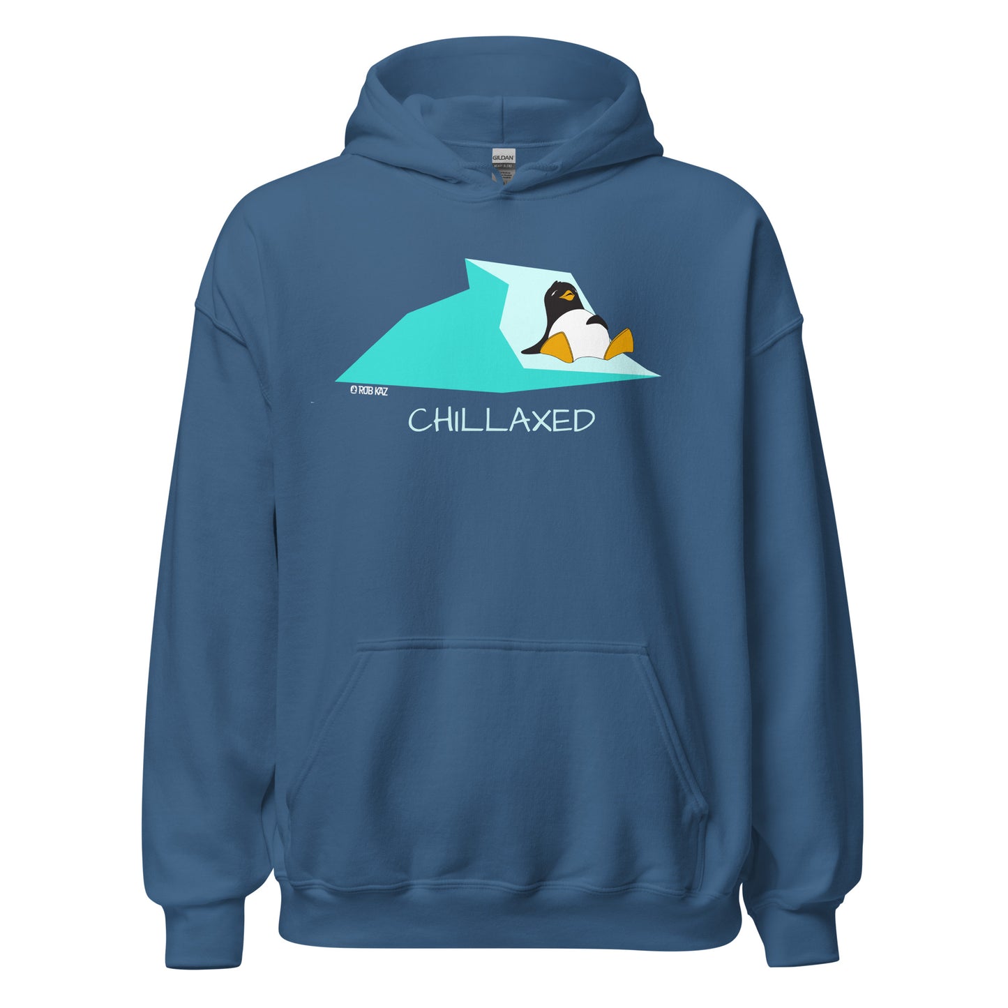 Chillaxed hoodie by Rob Kaz, unisex