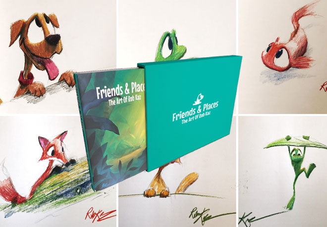 Friends & Places: The Art of Rob Kaz (Book)
