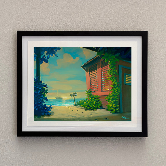 No Dogs - Framed Open Edition Print