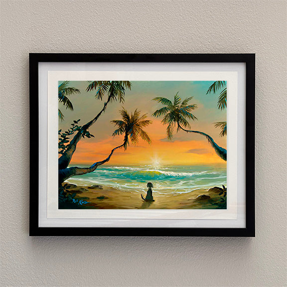 Patiently Waiting - Framed Open Edition Print