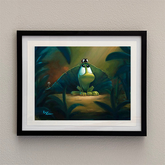 Something On My Leaf - Framed Open Edition Print
