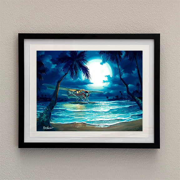 Tied Up For The Night - Framed Open Edition Print