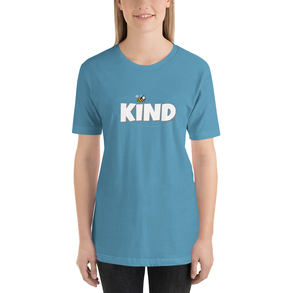 Bee Kind featuring Busy the bee, t-shirt by Rob Kaz