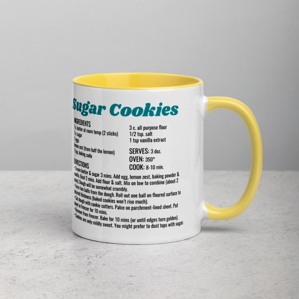 Recipes & Art Mugs: Antlered, Sugar Cookies
