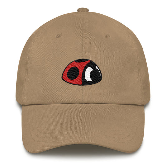 Red the ladybug by Rob Kaz, unstructured cap (more colors)