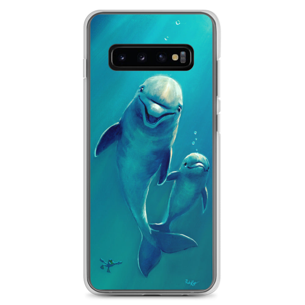 Samsung Case featuring Holding Fins by Rob Kaz