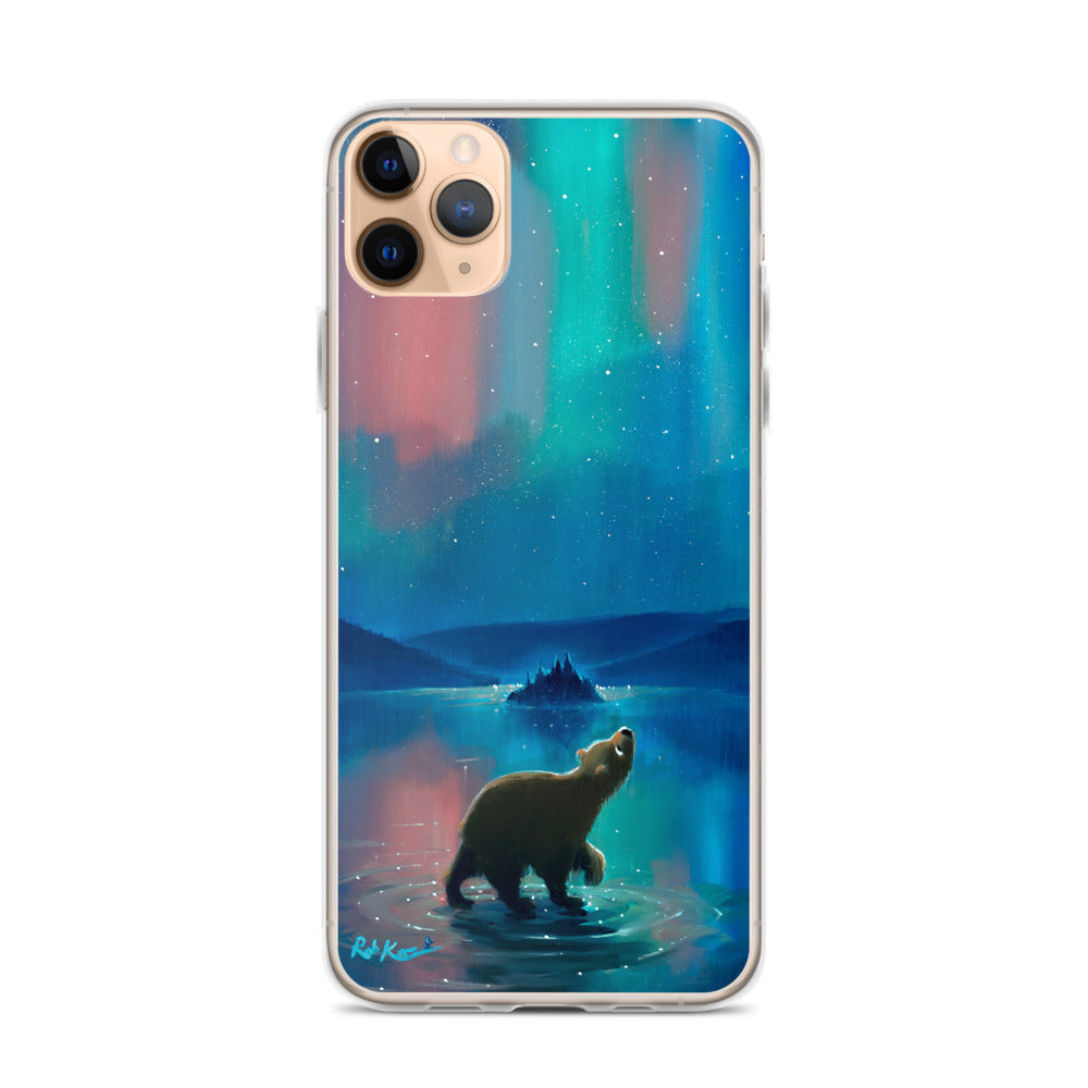 iPhone Case featuring Aurora Bearealis by Rob Kaz