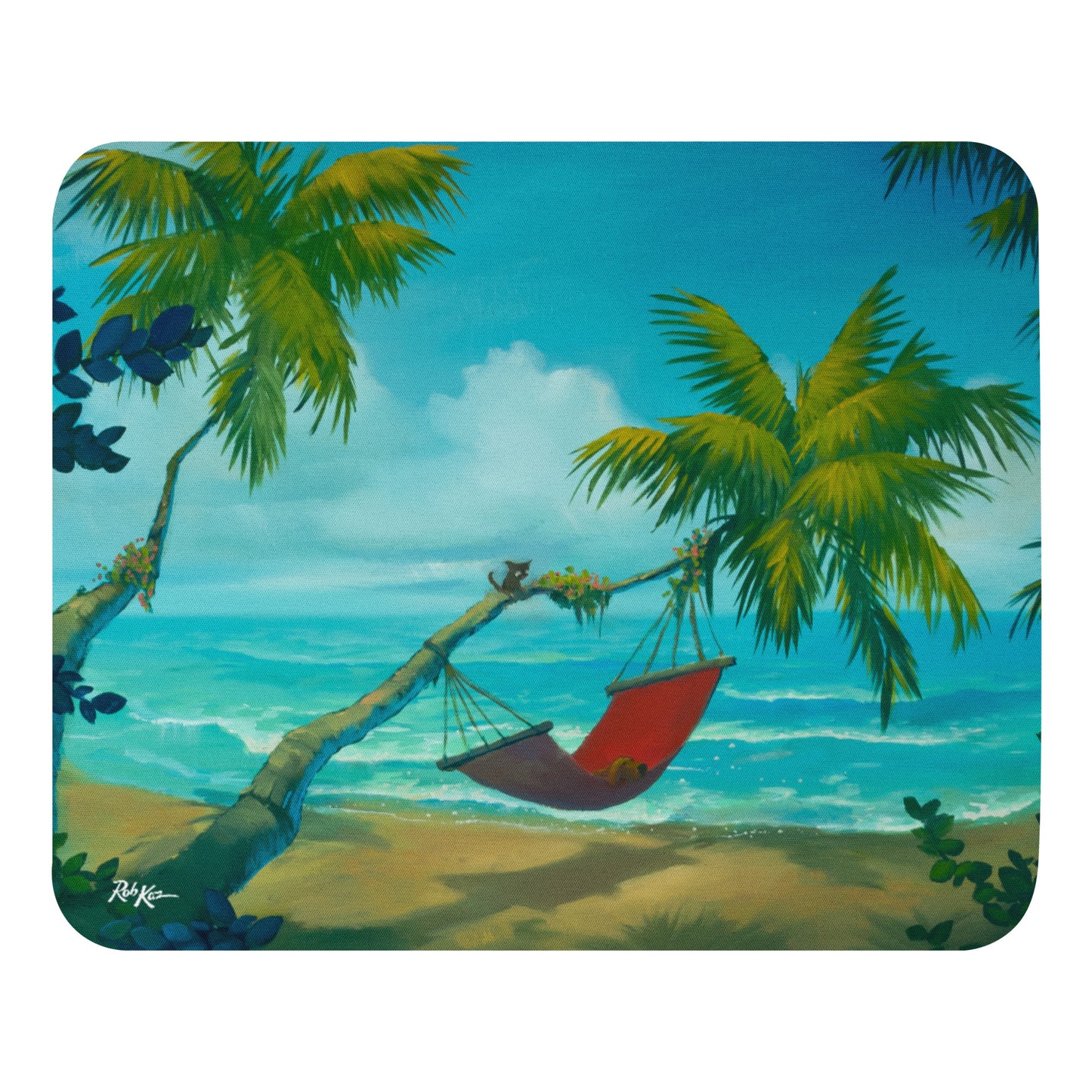 Mousepad featuring Dropping By by Rob Kaz