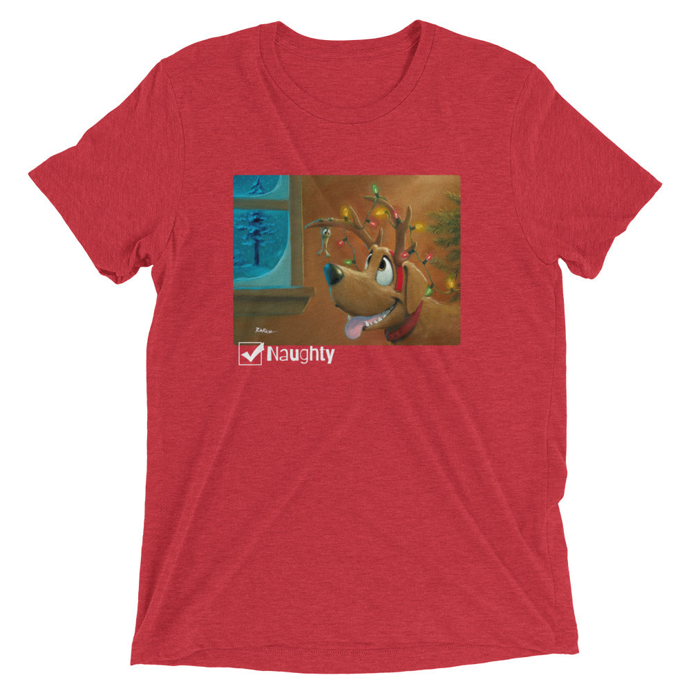 Naughty - Antlered t-shirt