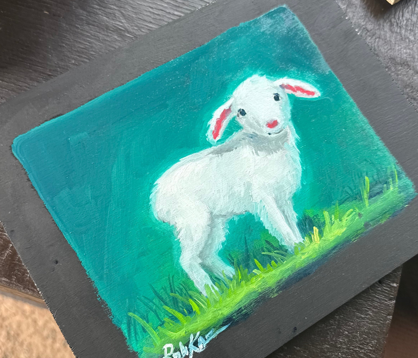 Study en Noir: Lamb by Rob Kaz