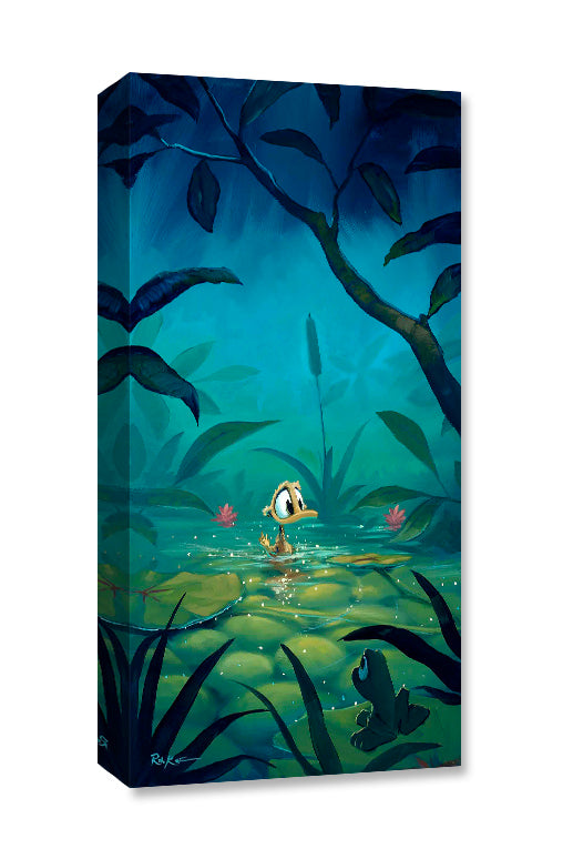 Along Comes a Duck - Gallery Wrapped Canvas