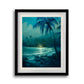 Beach Campfire- Framed Open Edition Print