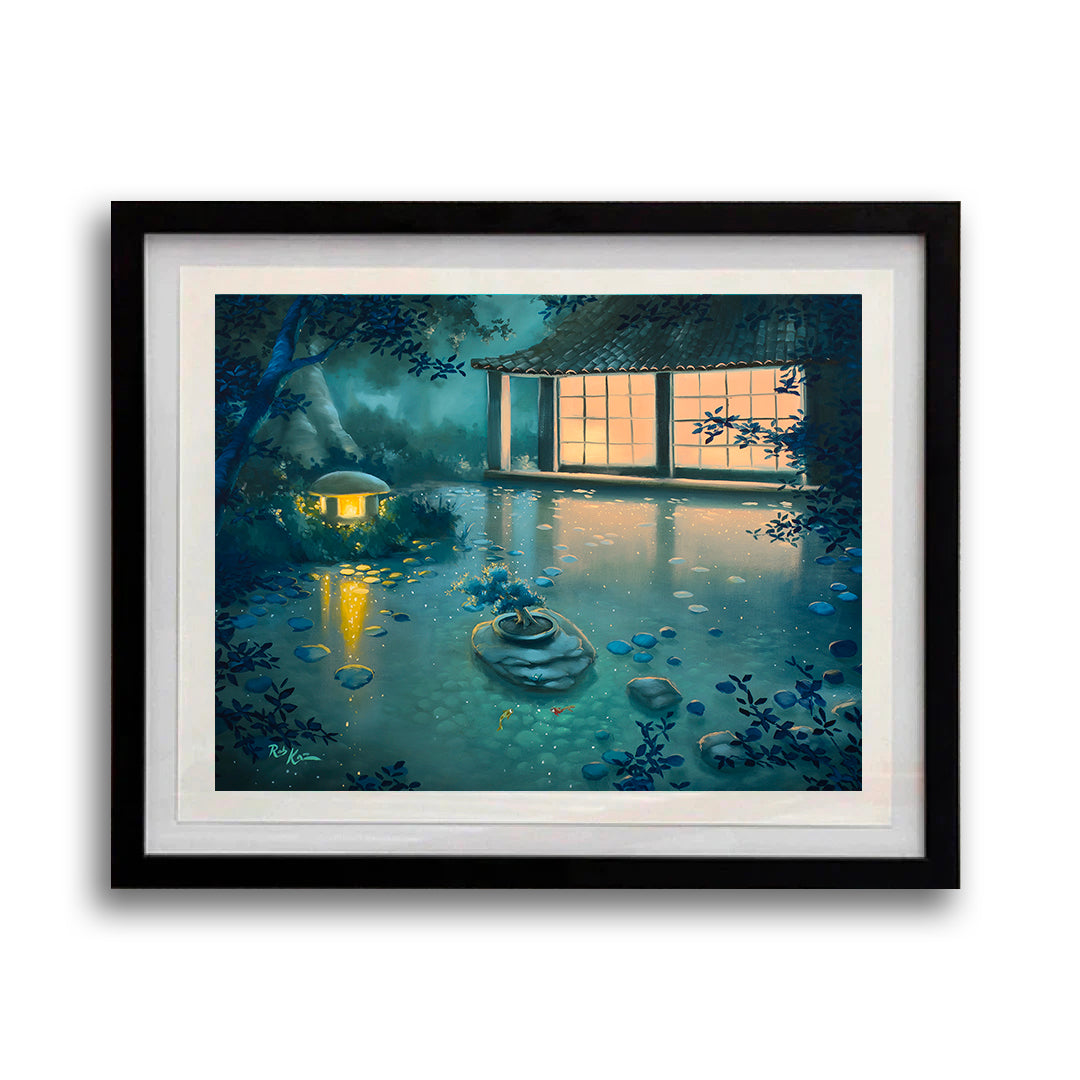 Bonsai Pond - Framed Open Edition Print