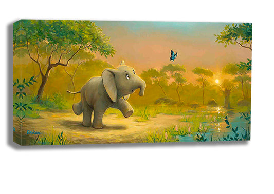 Curious Little Ellie - Gallery Wrapped Canvas