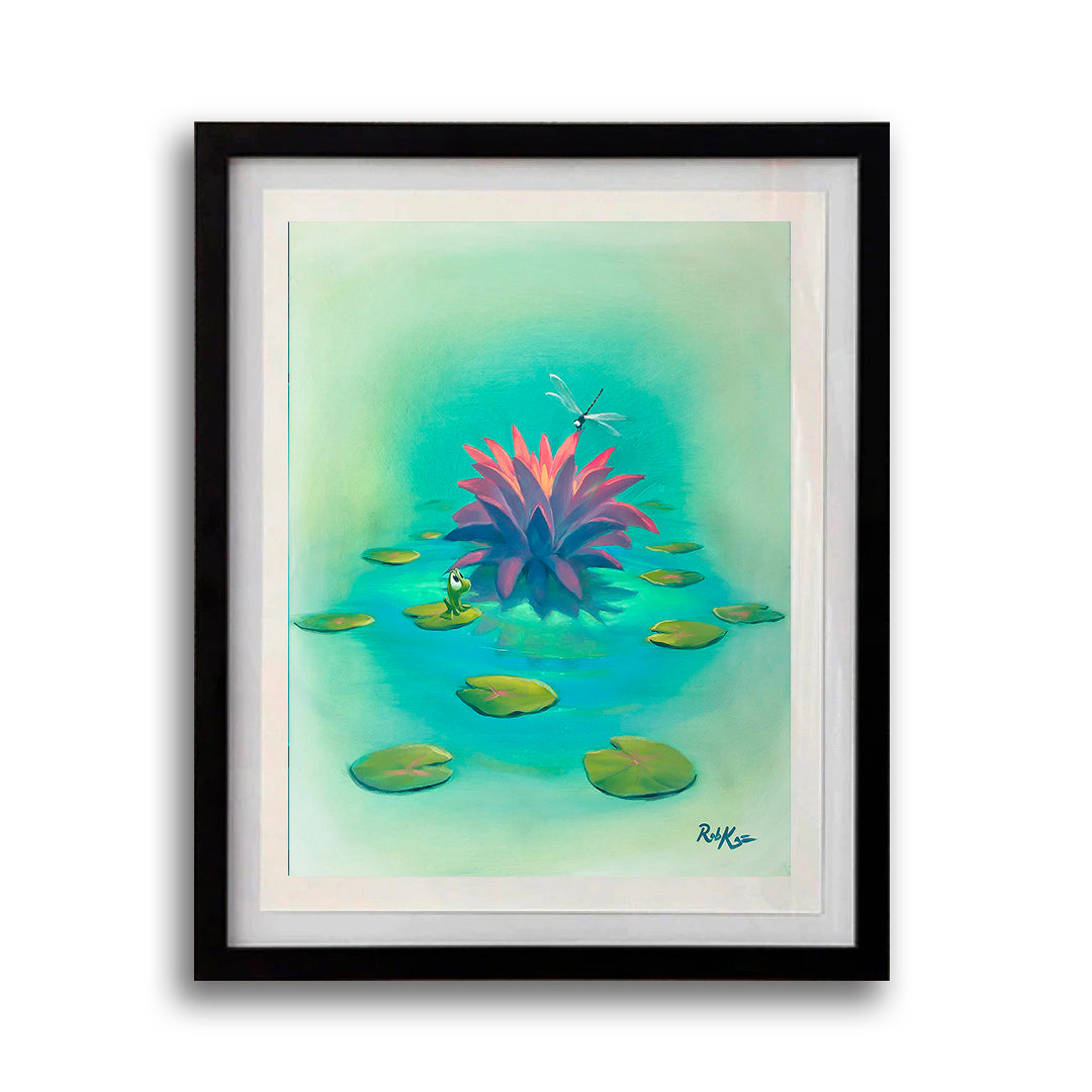 Dragonfly Lily- Framed Open Edition Print