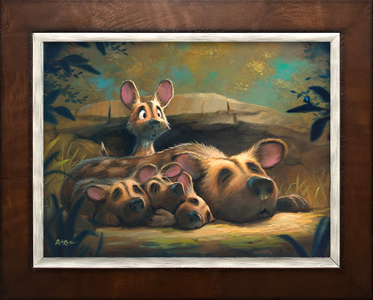 Painted Together - Original Oil Painting - 18x24 - Framed