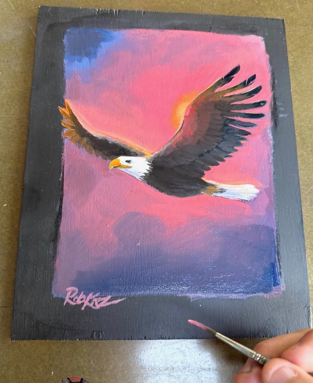 Study en Noir: Eagle by Rob Kaz