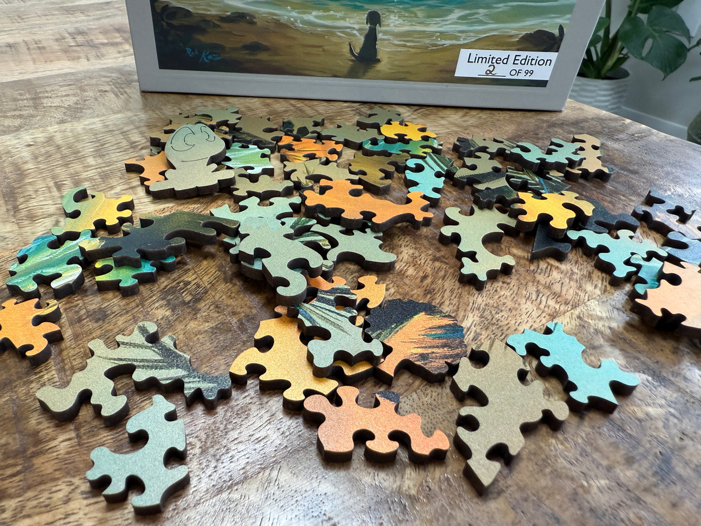 Limited Edition Wentworth Wooden Puzzle by Rob Kaz - Patiently Waiting