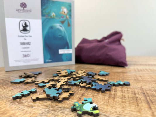 Limited Edition Wentworth Wooden Puzzle by Rob Kaz - Curious Sea Cow