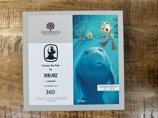 Limited Edition Wentworth Wooden Puzzle by Rob Kaz - Curious Sea Cow