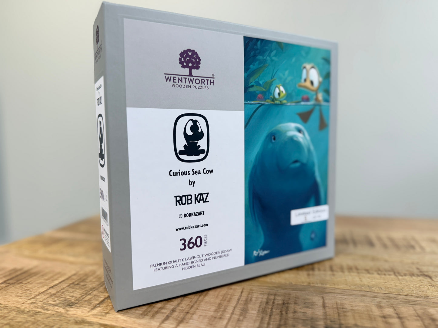 Limited Edition Wentworth Wooden Puzzle by Rob Kaz - Curious Sea Cow