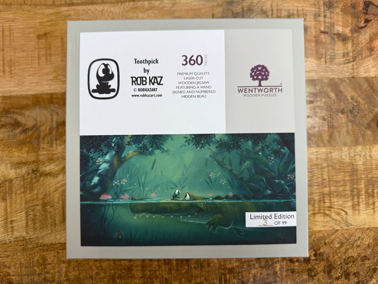 Limited Edition Wentworth Wooden Puzzle by Rob Kaz - Toothpick