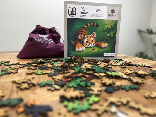 Limited Edition Wentworth Wooden Puzzle by Rob Kaz - Big Pause