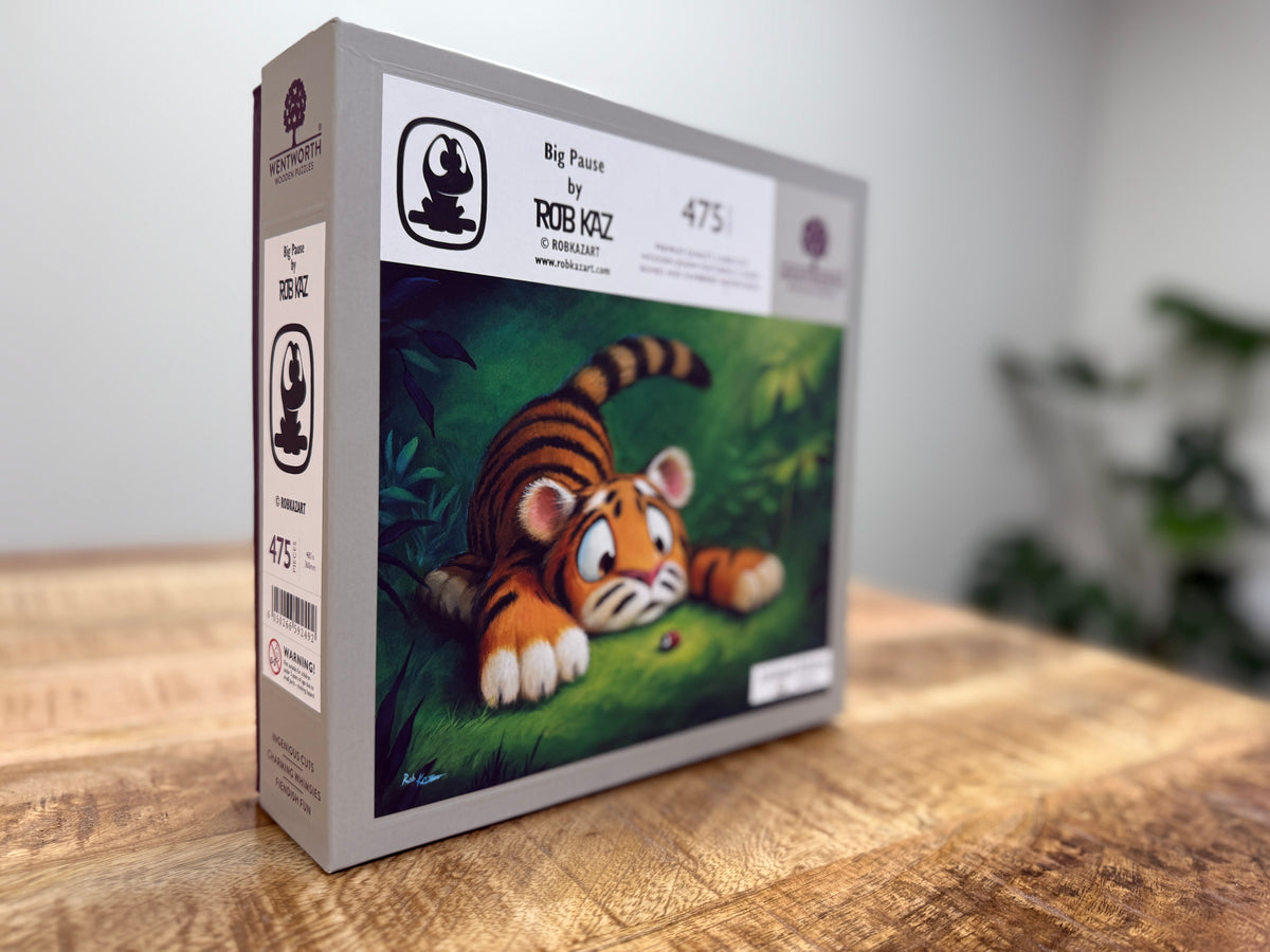Limited Edition Wentworth Wooden Puzzle by Rob Kaz - Big Pause