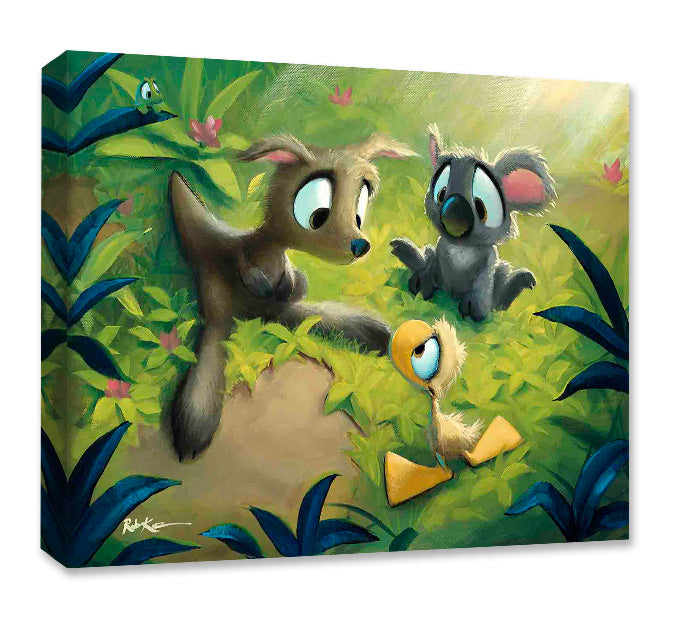 Meeting Down Under - Gallery Wrapped Canvas