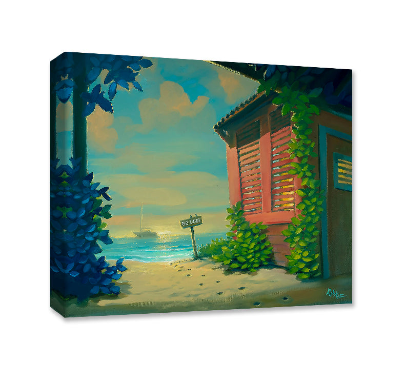 No Dogs - Gallery Wrapped Canvas