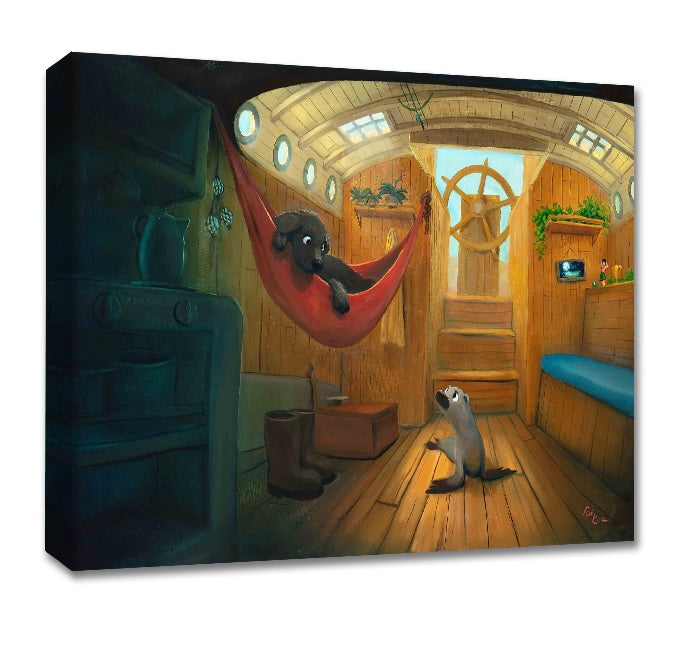 No Wake Zone - Gallery Wrapped Canvas