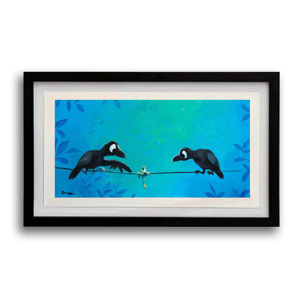 On the Line - Framed Open Edition Print