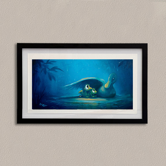 Comfort From The Storm - Framed Open Edition Print