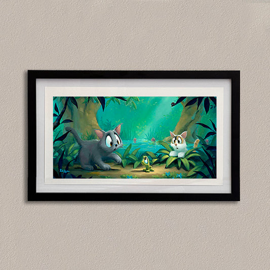 Curious Kitties - Framed Open Edition Print